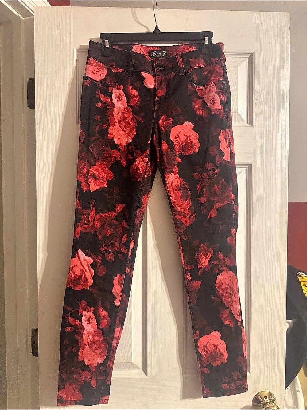 Seven7 Floral Skinny Jean